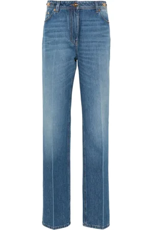 VERSACE Halbhohe Boyfriend-Jeans