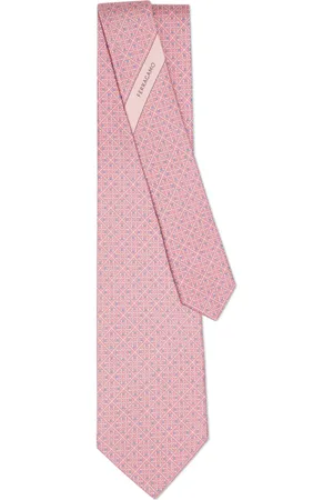 Salvatore Ferragamo Square Gancini Seidenkrawatte