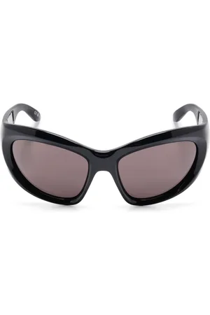 Balenciaga Wrap Sonnenbrille mit D-Gestell