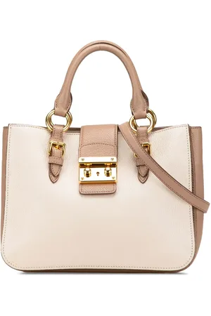 Miu Miu 2010-2024 Madras Satchel-Tasche aus Ziegenleder