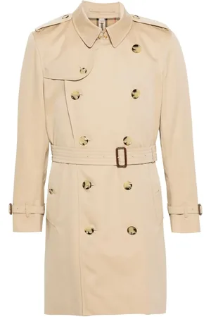 Burberry Double-breasted cotton trench coat