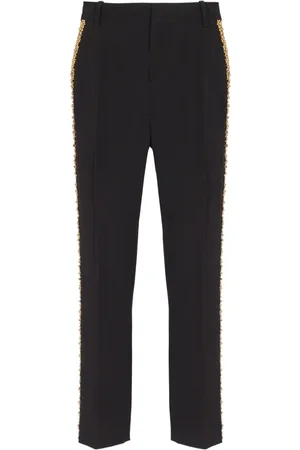 Balmain Bestickte Straight-Leg-Hose