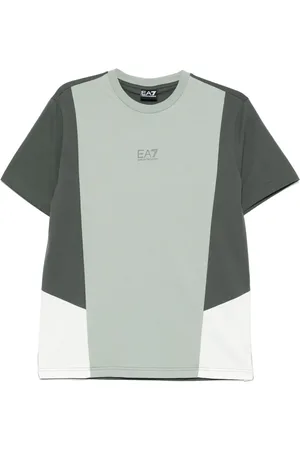 EA7 Colourblock jersey T-shirt