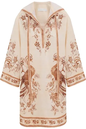 ZIMMERMANN Kleid mit Stickerei