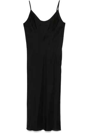 Rick Owens Midikleid mit Spaghettiträgern