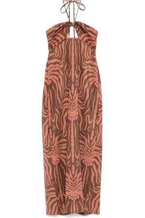 JOHANNA ORTIZ Jungle Palms midi dress