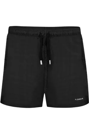 FLÂNEUR Badeshorts mit Logo-Print