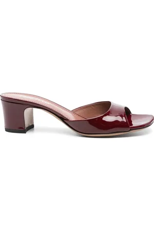 PARIS TEXAS Mules aus Leder, 50mm