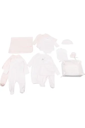 Ralph Lauren Gestreifter Pyjama mit Logo-Stickerei