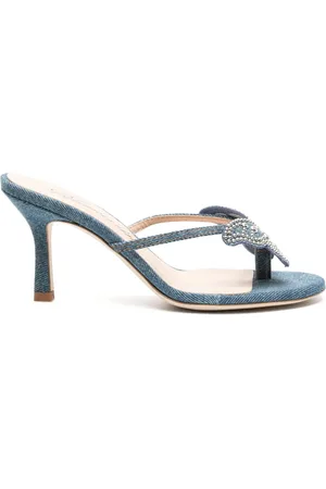 BLUMARINE Sandalen mit Schmetterling-Patch 75mm
