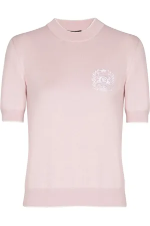 Balmain T-Shirt mit Emblème-Stickerei