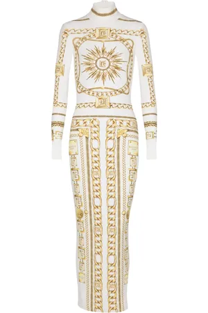 Balmain Kleid mit grafischem Print