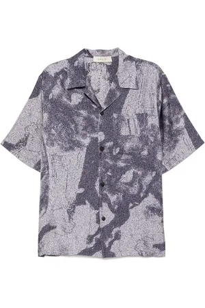 QASIMI Resort Hemd mit Staub-Print