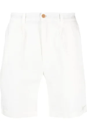 PENINSULA SWIMWEAR Gerade Bermudas aus Leinen