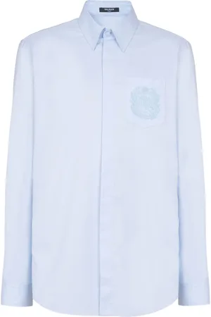 Balmain Hemd mit Logo-Stickerei