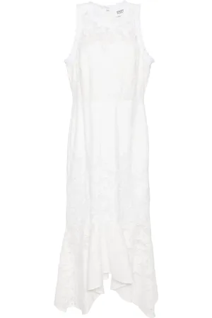Marchesa Notte Iris Midikleid aus Guipure-Spitze