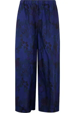 DANIELA GREGIS Hose mit Blumen-Print
