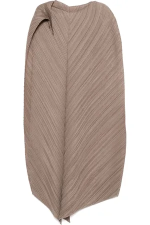 PLEATS PLEASE ISSEY MIYAKE Ausgestelltes Kleid mit Falten