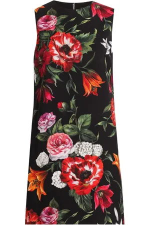 Dolce & Gabbana Minikleid mit Blumen-Print