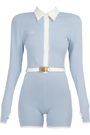 Rowen Rose Belted jersey jumpsuit