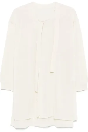 Issey Miyake Drapierter Pullover mit Knöpfen