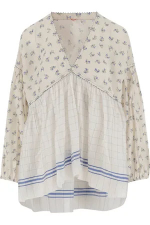 PÉRO Silk-blend blouse