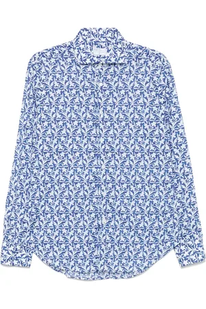 FEDELI Hemd mit Blumen-Print