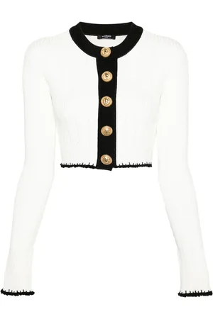 Balmain Cropped-Cardigan