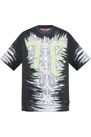 Diesel T-Shirt mit Bandana-Print