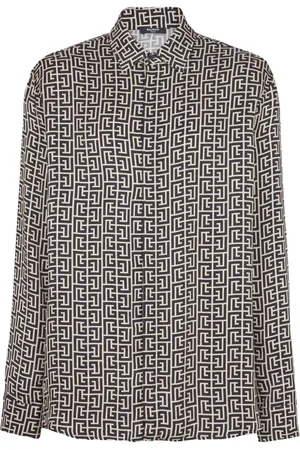 Balmain Hemd mit Monogrammmuster