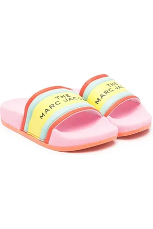 Marc Jacobs Pantoletten mit Logo-Print