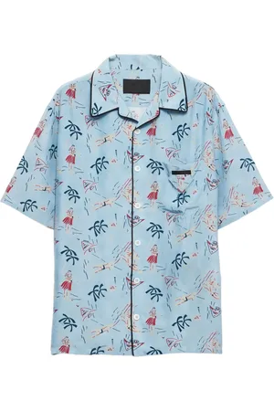 Prada Hemd mit Hawaii-Print