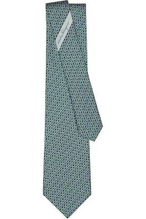 Salvatore Ferragamo Seidenkrawatte mit Gancini-Print