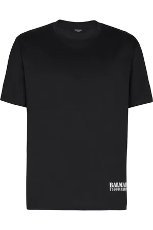 Balmain T-Shirt mit Logo-Stempel