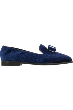 Salvatore Ferragamo New Vara velvet buckle loafers