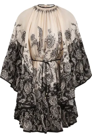 ZIMMERMANN Paisley-print ruffled dress