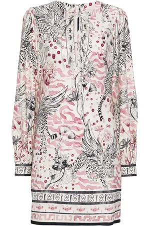 Marchesa Notte Flying Cheetah Minikleid