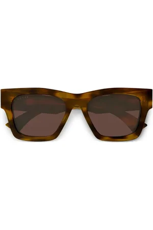 Gucci Sonnenbrille mit eckigem Gestell