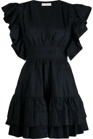 ULLA JOHNSON Minikleid mit Rüschen