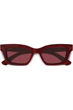 Gucci Sonnenbrille mit eckigem Gestell