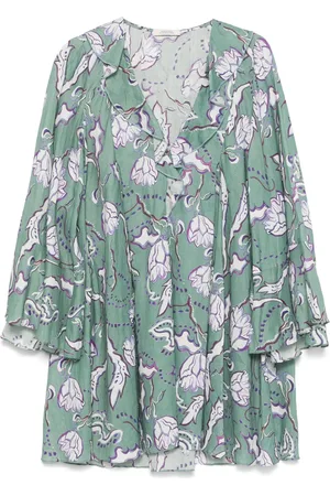Dorothee Schumacher Minikleid in Knitteroptik mit Blumen-Print