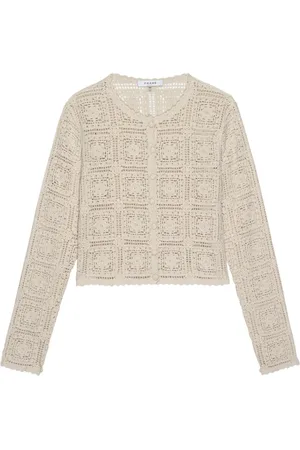 Frame Crochet cardigan