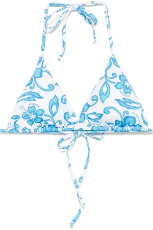 Sundek Floral-print bikini top