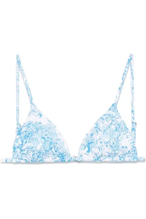 Sundek Floral-print bikini top
