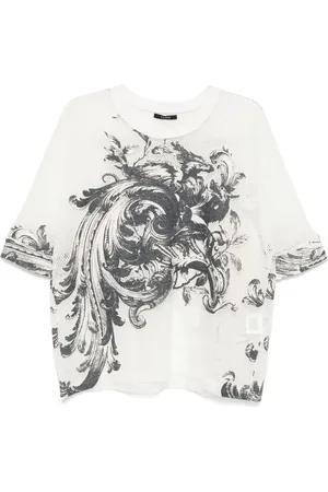 Taakk T-Shirt mit rundem Ausschnitt