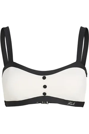 Karl Lagerfeld Klassisches Bandeau-Bikinioberteil