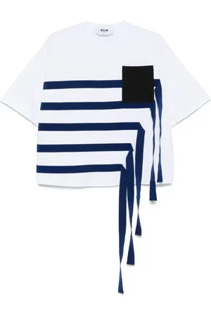 Msgm T-Shirt mit Zierband