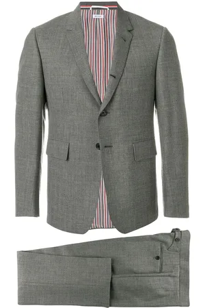 Thom Browne Herren Krawatten - Classic Suit With Tie In 2ply Fresco