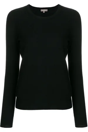 N.PEAL Kaschmirpullover mit Rundhalsausschnitt