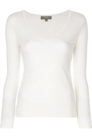 N.PEAL Pullover mit V-Ausschnitt